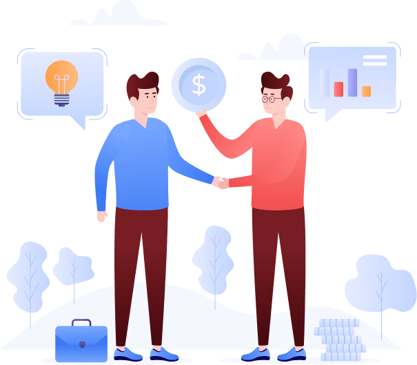 Traveler with orange suitcase